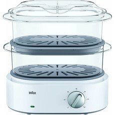 이태리 브라운 FS5100WH 증기선 자체 점화 850 W 0 데시벨 스틸 화이트, 단일옵션