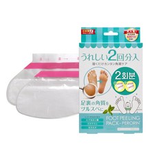 [공식] 페로린 발각질제거팩 민트 2회분 연화제 제거제 마스크 풋필링 뒷꿈치 굳은살 풋케어, 1개