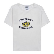 [라벨루쏘] [와일드 동키] 여성 캘리포니아 반팔 티셔츠 CW CALIFORNIA WHITE