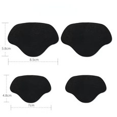 깔창 뒤꿈치 수리 패치 통기성 신발 패드 운동화 보호대 접착 관리 4 개 6, [02] Black 4pcs, 4개