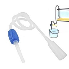 수족관 물갈이 수동펌프 자바라 사이펀 1.7미터