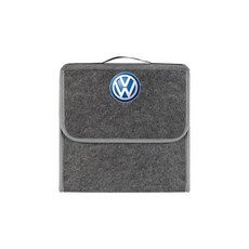 티구안 호환 VW 폭스바겐 R라인 골프 CC GTI 파사트 자동차 트렁크 보관 정리함 잡화 정리 상자, 2) Gray Small For VW - 1pc, 없음