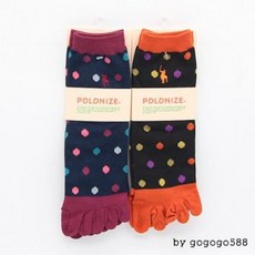 여성폴로나이즈발가락양말