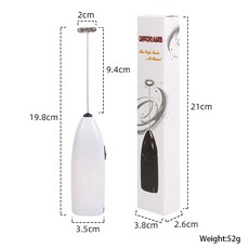 휴대용 미니 전기 계란 비터 믹서 커피 거품기 블렌더 주방 용품 우유 쉐이크 교반기, 5) White 색상