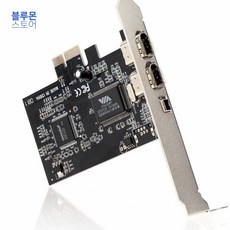 블루몬 1394 IEEE 1394A 6P/4P PCI-Express 카드 USB 영상 편집, 단일상품