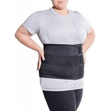 허리 X- 큰 검은 색에서 큰 둘레를 가진 사람들을 위해 견고한 고정 6 갈비뼈 / 높이 31 cm 등 지지대
