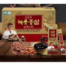 김오곤 녹용홍삼 농축스틱 10ml 30포 6년근 홍삼, 1개