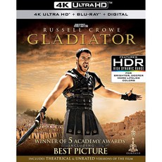 글래디에이터 Gladiator (4K UHD 블루레이-한글자막) 액션 어드벤처 드라마