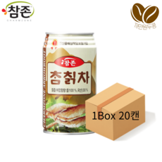 참존 식품 칡차 칡즙 410g 350ml 20캔 까만원두콩, 20개