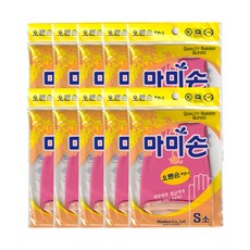 마미손 고무장갑 오른손하나 1호(S소) 1팩10개, 소(S), 10개