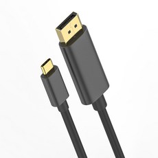 클럽대디레포츠 노트북모니터 TYPEC 이적 DISPLAYPORT 고화질선 60HZ 같은 병선 4K 페어링 USBC 어댑터, Type-C이적 Displayport