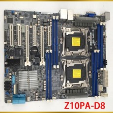 기가바이트 컴퓨터 메인보드ASUS 서버 마더보드용 소켓 C612 LGA 2011-3 V3 V4 DDR4 X99 Z10PA-D8, 01 마더 보드