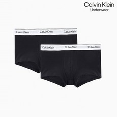 Calvin Klein Underwear 정국착장 남성 모던 코튼 스트레치 2PK 트렁크 NB1086-001 남자 연인 선물 백일 기념일 드로즈