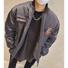남여공용 드레스메이커 오버핏 봄버 패딩 항공 점퍼 2컬러