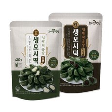 영광떡공방 생모시떡 10개입 x 8팩(동부 4팩+검정깨 4팩), 1세트