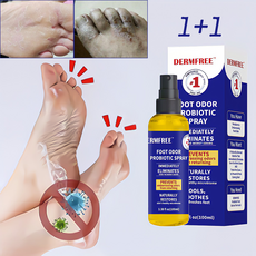 DERMFREE 발냄새 스프레이 발냄새제거제 풋샴푸 발에땀 억제, 2개, 100ml, 1개입