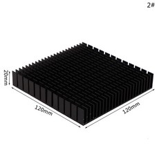 ssd방열판 히트 싱크 m.2히트싱크 120/150MM 가열 패널 방열판 알루미늄 CPU 전력 증폭기 라디에이터, 2, 1개