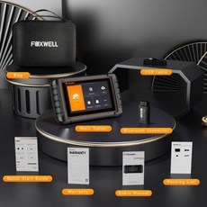 FOXWELL 자동차 진단 도구 모든 시스템 스캔 양방향 테스트 CANFD OBD2 스캐너 자동차 도구 NT809BT OBD2, 01 Black_01 CHINA, 1개