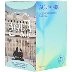레토 글로우 400 35mm 컬러 네거티브 필름 27EXP, Aqua, 1개