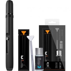 VSGO 프로페셔널 렌즈 클리닝 펜 브러시 및 풀 프레임 카메라 키트 12pcs 센서 면봉 소니 니콘 캐논 디지털 클리닝에 호환되는 10ml 클리너