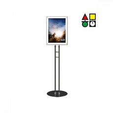 YVL924533삼화 보급형 자석부착식 포스터스탠드 A3 SWMMP-02BK