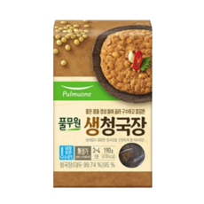 풀무원 생청국장 190g 3~4인분, 3개