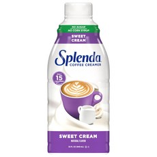 SPLENDA Sugar Free Sweet Cream Coffee Creamer 32 Fl Oz, 1개, 946ml, 1개입