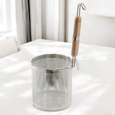 타공형 스테인리스 면건지기 면국자(13CM) 우동건지개 건지게 그물국자 국수건지개 사용이편리한 면건지개 면건지게 뜰체 스텐뜰채, 1개