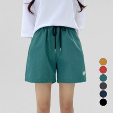 데일리브 여름 여성반바지 스윔웨어 방수 밴딩 바지 말리부 바캉스 커플룩 KD1093-1