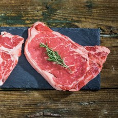 엘본 스테이크 블랙앵거스 채끝 안심 소고기, 티본 400g, 1개