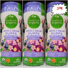 Simple Truth Organic 심플 트루 오가닉 퍼플 캐럿 브루베리 42g 3팩