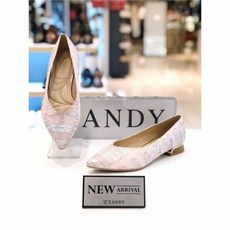 TANDY HY 미셸 by 여성 뱀피 스틸레토 쿠션 경량 플랫 구두 AH120E004