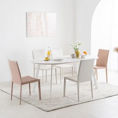 리바트 아르떼 리주 6인 라운드 세라믹 식탁(6종)