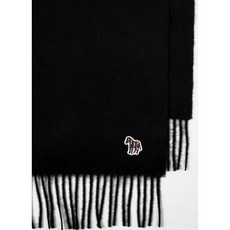 Paul Smith Lambswool Zebra Scarf Code: M2A-150K-JZEBRA-79-0 Black