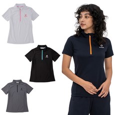 르꼬끄 셔츠 반팔 에코펫 하프 집업 QMWTJA31Z