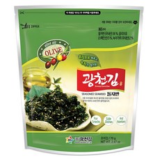광천김 올리브 녹차 돌자반, 70g, 1개 70g, 1개