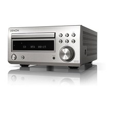 Denon 데논 RCD-M41 와이드 FM AM/FM 라디오 튜너 디스크리트 앰프 탑재 Bluetooth®지원 CD 리시버 프리미엄 실버 RCD-M41SP