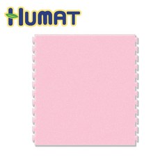 [휴매트]100cm*100cm 대형퍼즐매트/소음방지매트/아기매트/셀프시공매트/어린이집매트, 1개, 캔디핑크