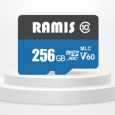 래미즈 마이크로SD카드 TF카드 MLC UHS-I V60 U3 100MB/초 블랙박스용 4K UHD 지원, 256GB