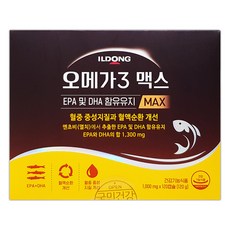 일동 오메가3 맥스 EPA DHA함유 120캡슐, 1개