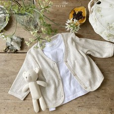 여아린넨가디건