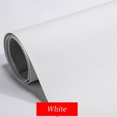 자체 접착 소파 가죽 수리 테이프 다기능 DIY 패치 방수 가구 자동차 시트 끈끈한 도구, White, 1개