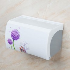 캔디맘상점 휴지걸이올크롬자동 무타공 티슈케이스 비닐 플라스틱 욕실방수 롤티슈보관함 수납 받침대 넵킨보관함, 새로운 모델 동반함 일생