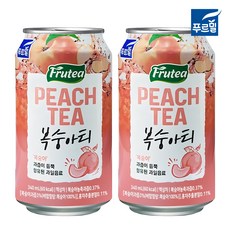  푸르밀 복숭아티 340ml x 24개 