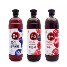 청정원 홍초 석류/블루베리/복분자 1.5L/ 숙성발효초 주전부리 간식 업소 사무실 가정, 홍초블루베리1.5L