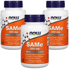 나우푸드 SAMe 200mg 60정 3개