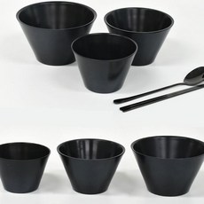 그릇 국산 스텐 볼 라멘기 티타늄 멀티 팥빙수 2중 빙수 블랙 국 1호, 1개