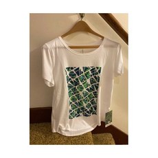 203790 룰루레몬 SEAWHEEZE 2019 Love Crew SZ 8 In WHT 화이트