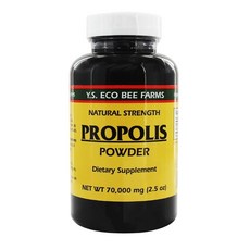 Y.S. Eco Bee Farms Propolis 70000mg 파우더 2.5oz, 1병