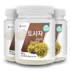 백세식품 토사자 추출분말 200g병 HACCP 인증제품, 3개, 200g, 200g - 돌고래팩